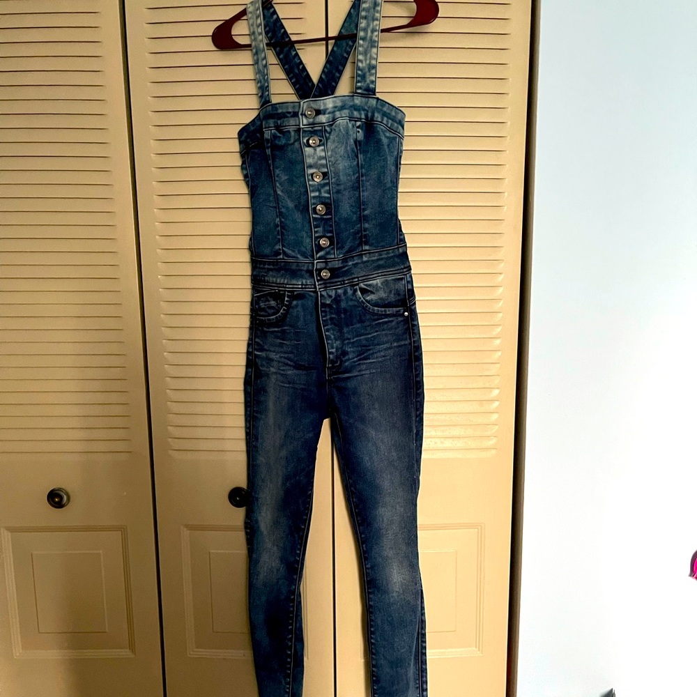 G-Star RAW Lynn Pinafore Jumpsuit